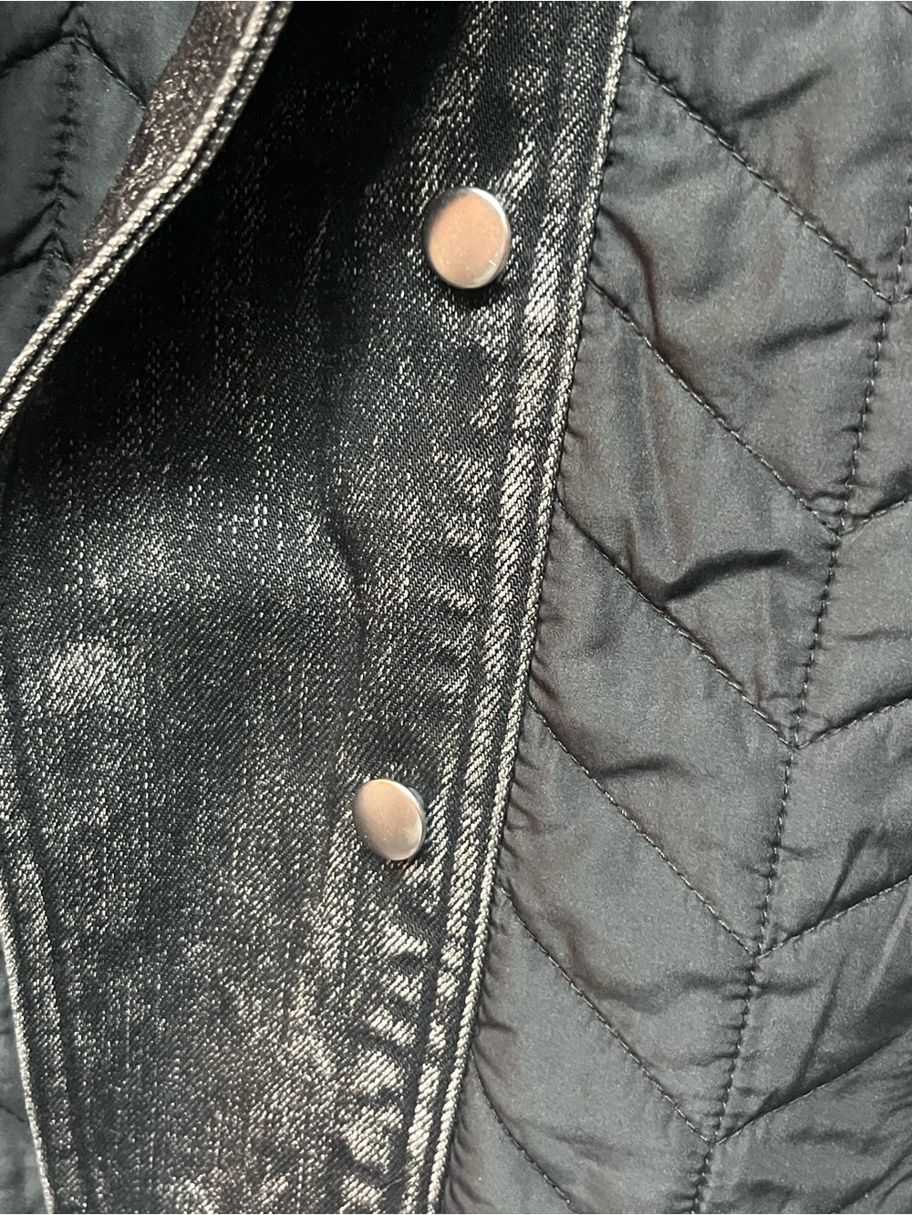 Quilted Belted Black Women's Jacket - Picture 6 of 9